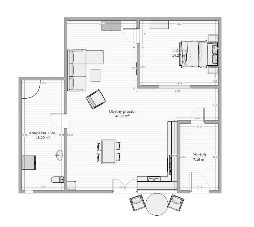 Statek u Křížů Apartamento Stare Sedliste Exterior foto